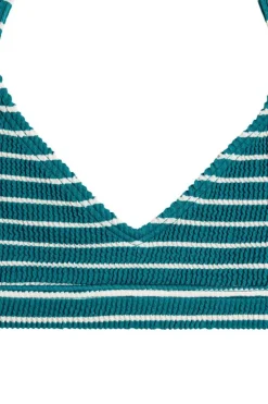 Bikiniset Lily Jr gestructureerde bikiniset met witte strepen