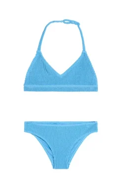 Bikiniset Lily Jr lichtblauwe gestructureerde bikiniset