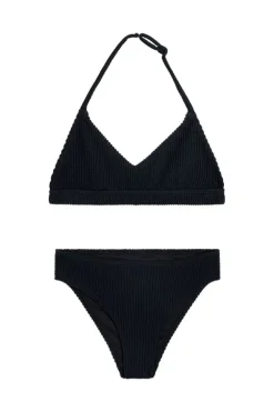 Bikiniset Lily Jr zwarte gestructureerde bikiniset