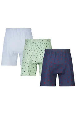 Boxershort Thomas 3P 3-pack boxershorts met all-over print