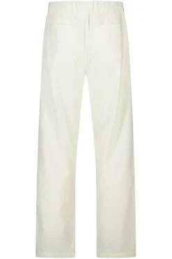 Broek Patrick straight fit linnen broek met elastische tailleband