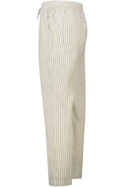 Broek Phillon straight fit linnen broek met elastische tailleband