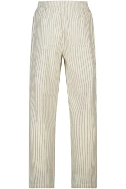 Broek Phillon straight fit linnen broek met elastische tailleband