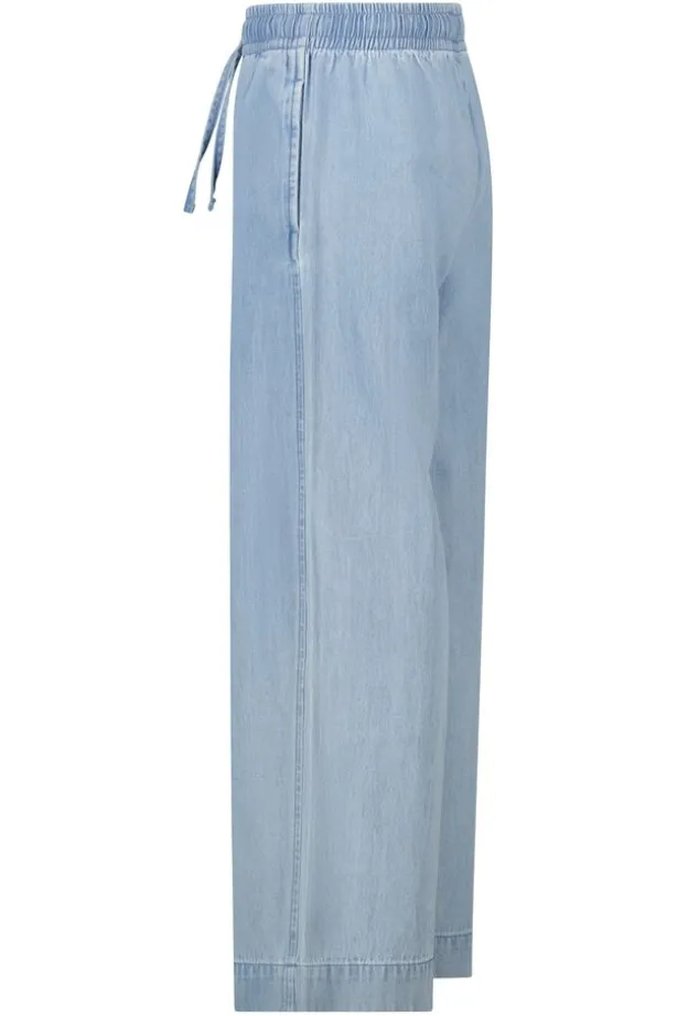 Broek Primrose Jr denim broek met elastische taille en koorden