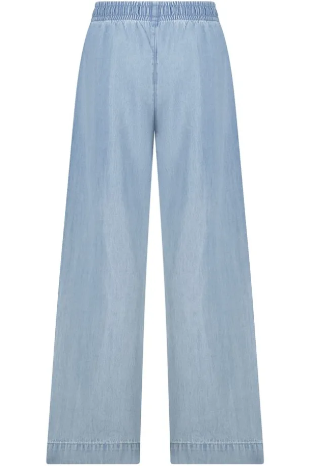 Broek Primrose Jr denim broek met elastische taille en koorden