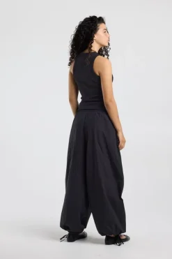 Broek Prizzi broek met ballonpasvorm en elastische tailleband