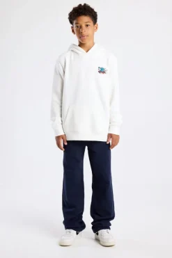 Caiden JR straight joggingspant Joggingspant met badge en trekkoord