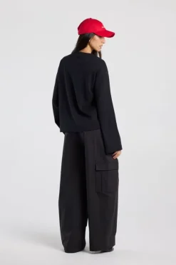Cargo broek Petra cargo broek met wijde pijpen