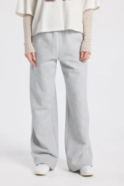 Cleo joggingbroek joggingbroek met kanten tape op de zijnaad