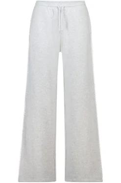 Cleo joggingbroek joggingbroek met kanten tape op de zijnaad