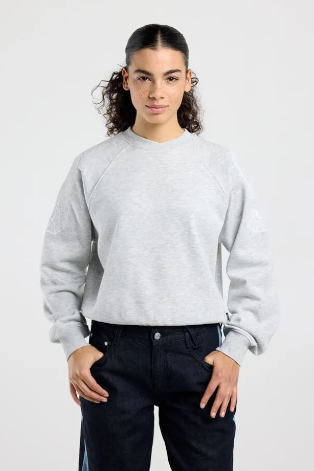Crewneck sweater Sanny oversized crewneck met elastische zoom