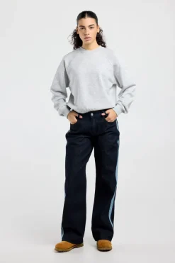 Crewneck sweater Sanny oversized crewneck met elastische zoom