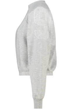 Crewneck sweater Sanny oversized crewneck met elastische zoom