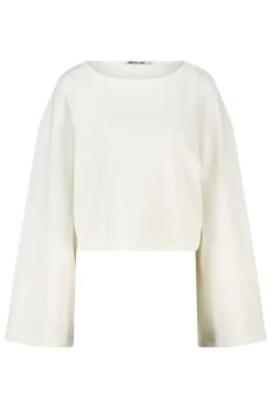 Cropped longsleeve Liloa cropped longsleeve van stevige interlock