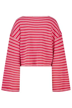 Cropped longsleeve Liloa cropped longsleeve van stevige interlock