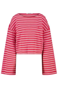 Cropped longsleeve Liloa cropped longsleeve van stevige interlock