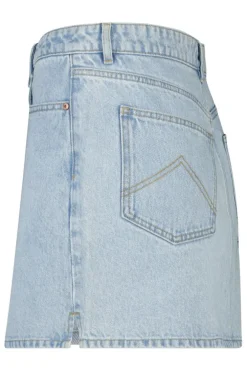 Denim rok Ryder korte denim rok met zakken