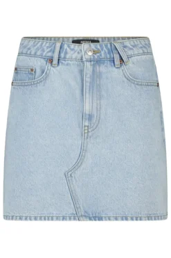 Denim rok Ryder korte denim rok met zakken