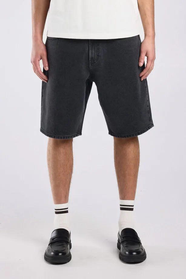 Denim short Nate relaxed fit met 5-pocket design