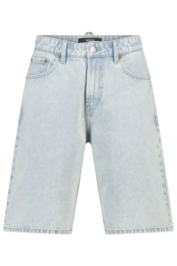 Denim short Nate relaxed fit met 5-pocket design