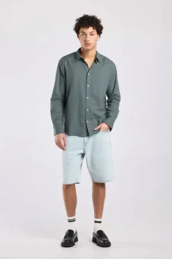 Denim short Nate relaxed fit met 5-pocket design