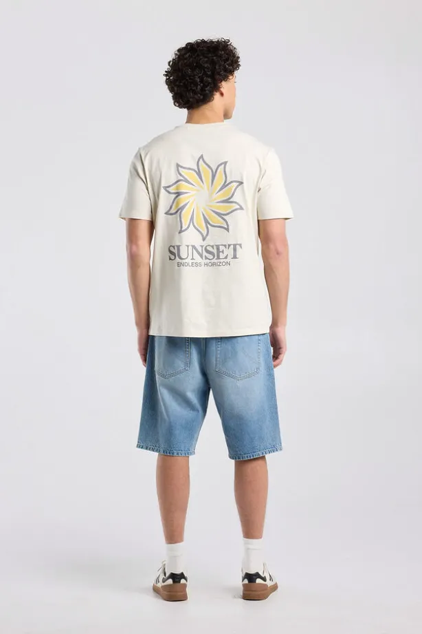 Denim short Nate relaxed fit met 5-pocket design