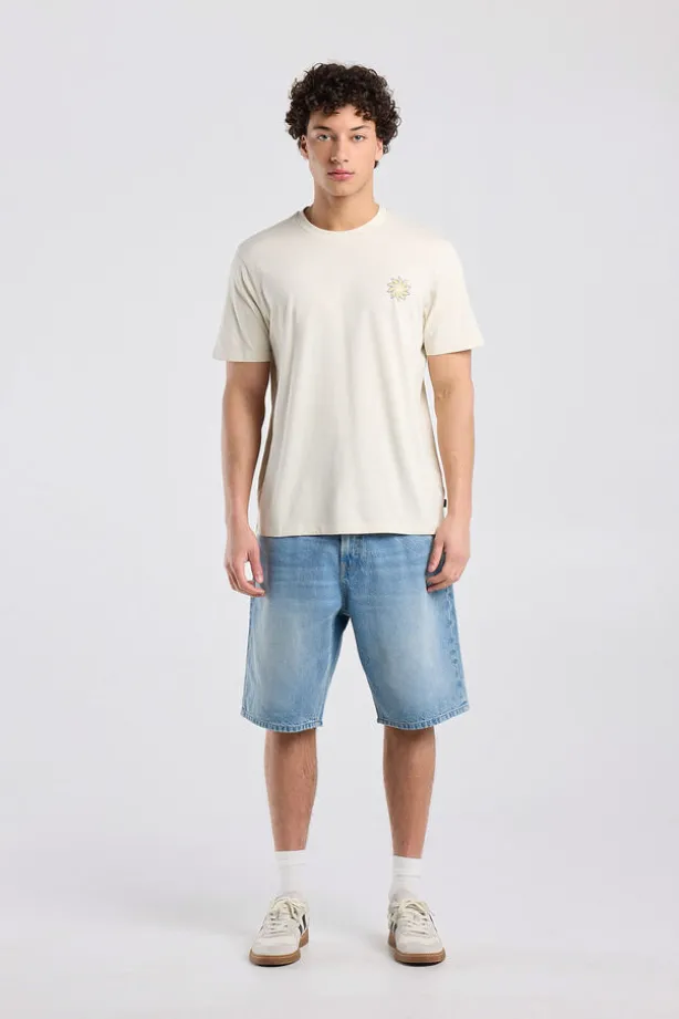 Denim short Nate relaxed fit met 5-pocket design