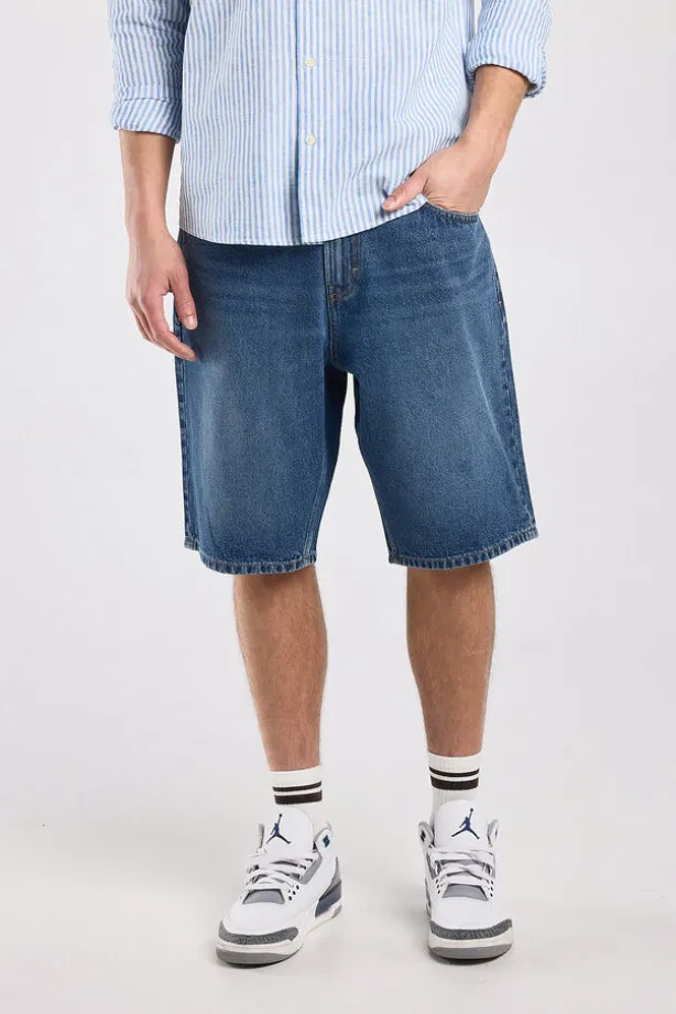 Denim short Nate relaxed fit met 5-pocket design