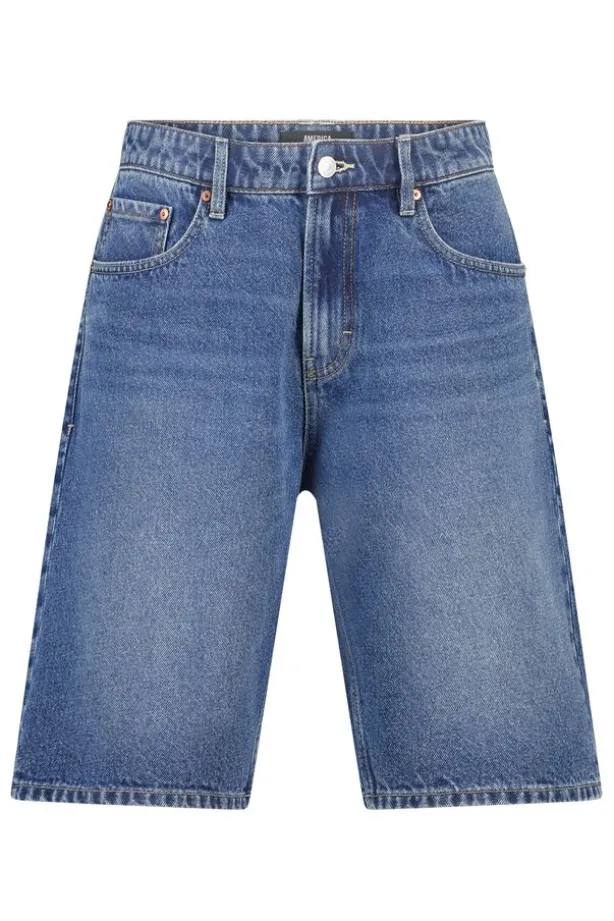 Denim short Nate relaxed fit met 5-pocket design