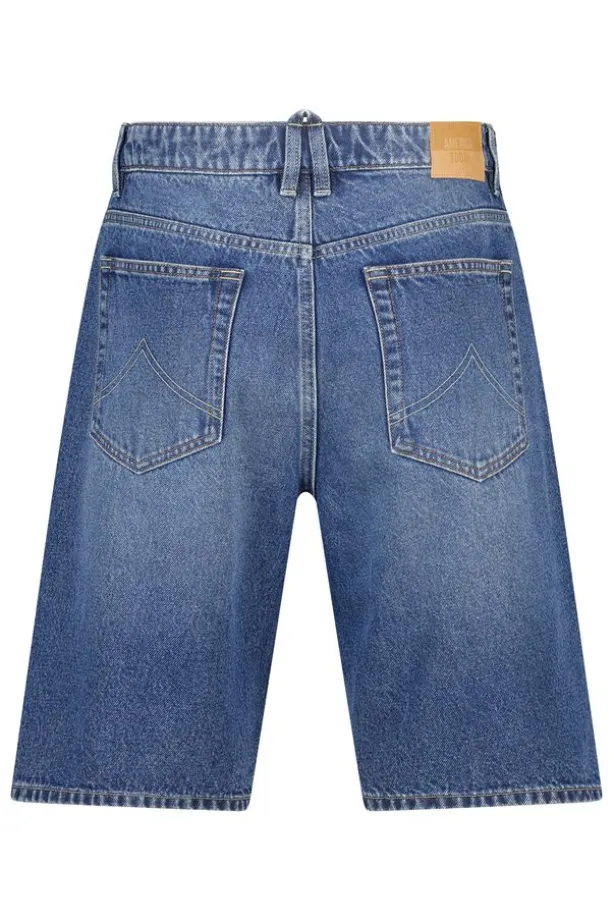 Denim short Nate relaxed fit met 5-pocket design