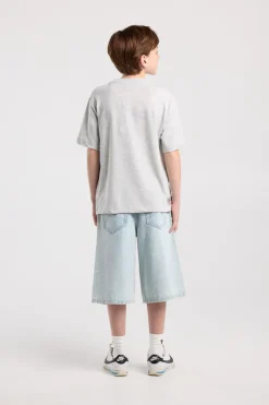 Denim short Nolan Jr baggy denim met elastische taille