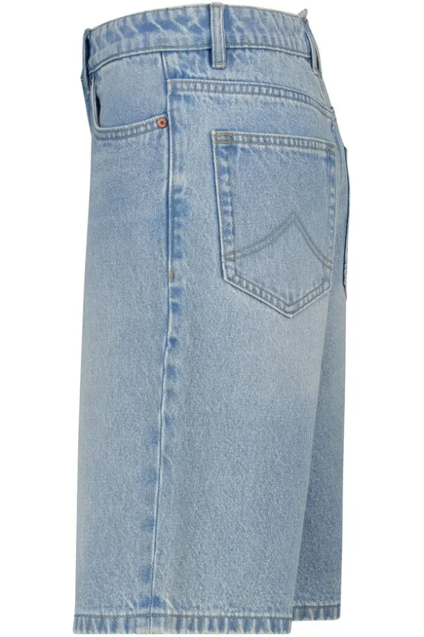 Denim short Nolan Jr baggy denim met elastische taille