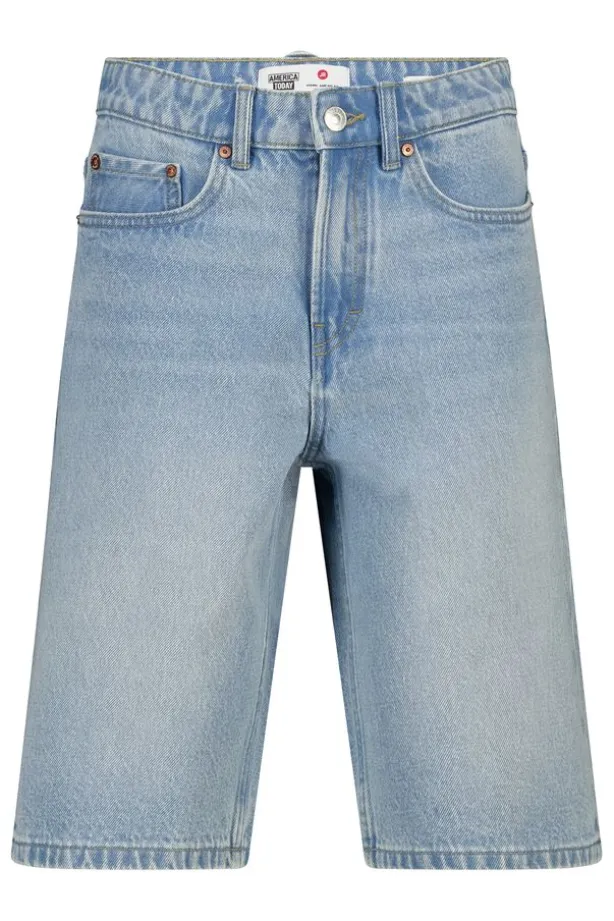 Denim short Nolan Jr baggy denim met elastische taille