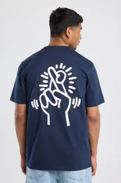 Easton T-shirt T-shirt met keith haring print en regular fit