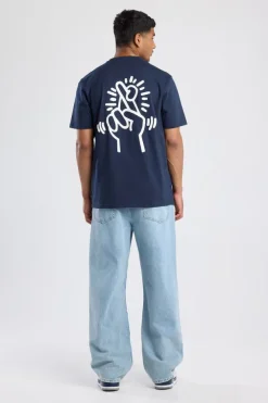 Easton T-shirt T-shirt met keith haring print en regular fit