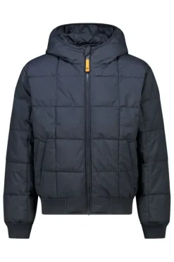 Hooded bomber Jaylan JR Gewatteerde hooded bomber met mouwbadge