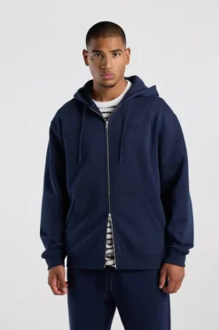 Hoodie Sealey Full Zip Zip hoodie met kangoeroezakken en tonale logopatch