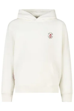 Hoodie Sebas jr regular fit hoodie met borduring en rugprint