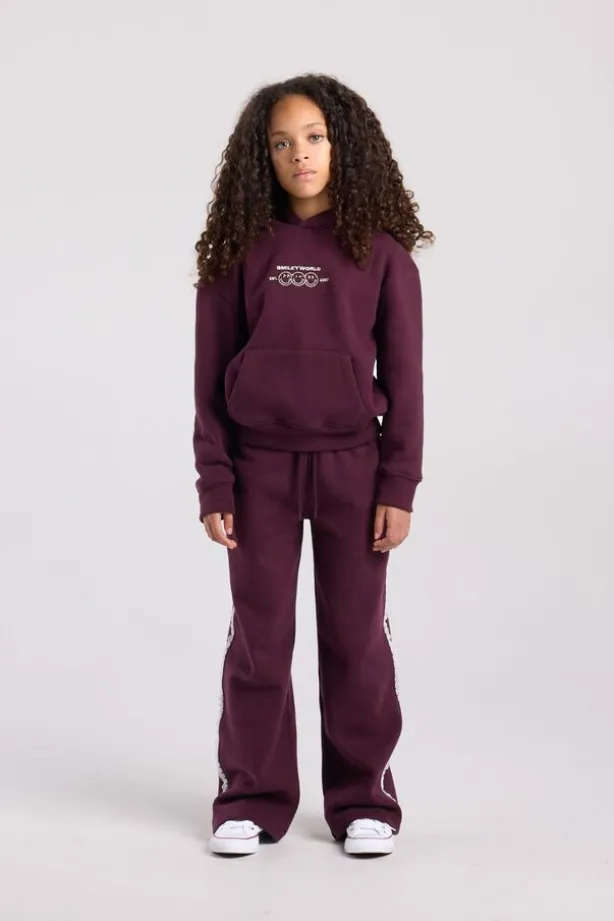 Hoodie Sharon Jr oversized Smileyworld™ hoodie met borduring op de borst