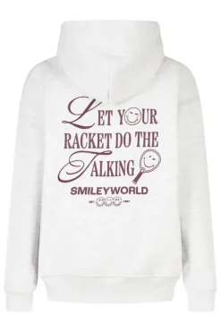 Hoodie Sharon Jr oversized Smileyworld™ hoodie met borduring op de borst