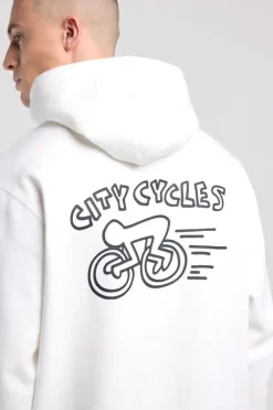 Hoodie Sparks Hood Hoodie met Keith Haring print