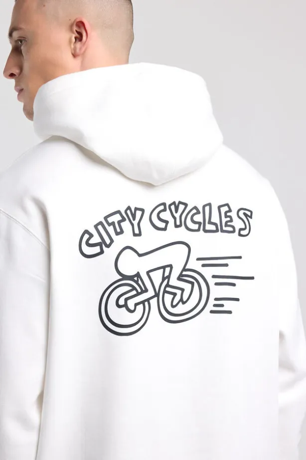 Hoodie Sparks Hood Hoodie met Keith Haring print