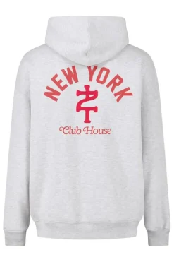 Hoodie Stan loose fit hoodie met chest embroidery