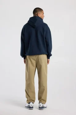 Hoodie Stan loose fit hoodie met chest embroidery