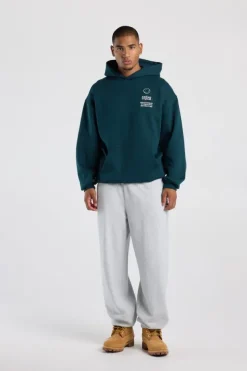 Hoodie Stuss relaxed fit hoodie met Smiley ™ artwork