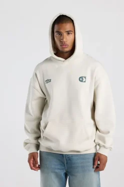 Hoodie Stuss relaxed fit hoodie met Smiley ™ artwork