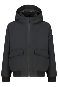 Jacket Jeffe Jr gevoerde bomber jacket met capuchon