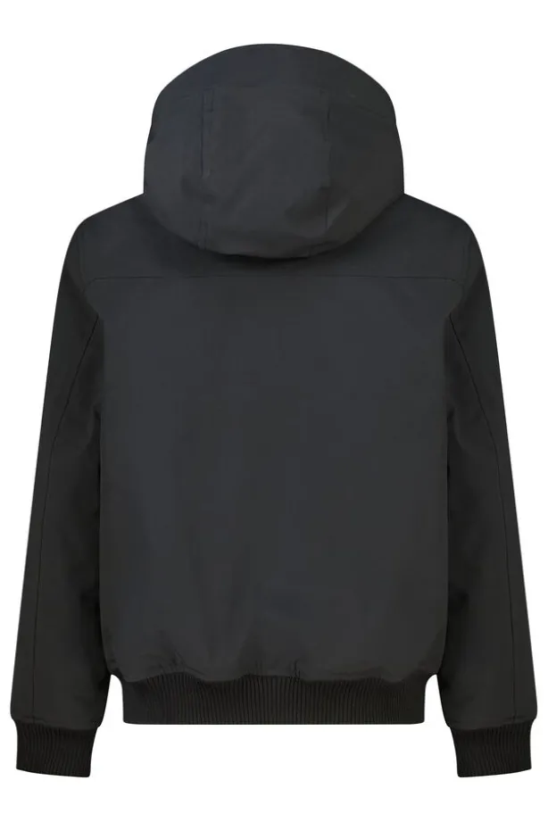 Jacket Jeffe Jr gevoerde bomber jacket met capuchon