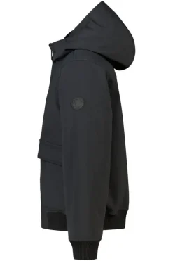 Jacket Jeffe Jr gevoerde bomber jacket met capuchon
