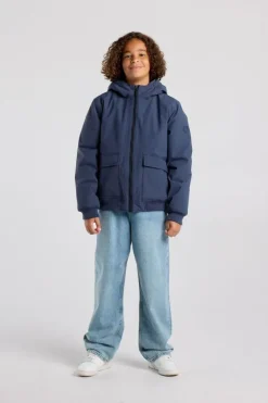 Jacket Jeffe Jr gevoerde bomber jacket met capuchon